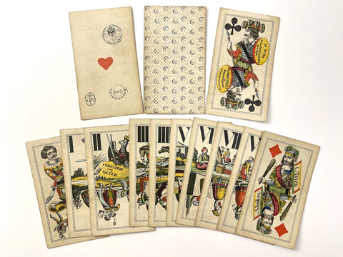 c.1865 Austrian Tarock Tarot Titze & Schinkay 54/54 Vienna