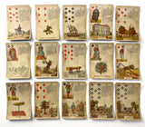 c.1860 Lenormand Fortune Cards DaveLuy Belgium