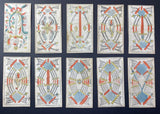 c.1845-1858 Renault Jerger Tarot de Besançon 78/78 cards