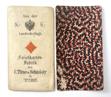 c.1885 Austrian Tarock Tarot Titze & Schinkay 53/54 Vienna