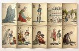 c.1890 Grand Sybil des Salons Lenormand Fortune Telling Cards Paris France 52/52