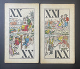 c.1885 Austrian Tarock Tarot Josef Glanz 54/54 Vienna