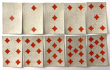 c.1850 Parisian Playing Cards  52/52 Standing Courts