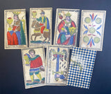 19th Century Italian Tarot Cards c.1880 Vallo Italy 78/78