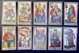 19th Century Italian Tarot Cards c.1880 Vallo Italy 78/78