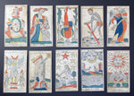 c.1845-1858 Renault Jerger Tarot de Besançon 78/78 cards