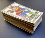 19th Century Italian Tarot Cards c.1880 Vallo Italy 78/78