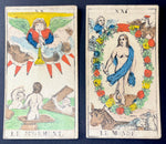 c.1860 Épinal Tarot, Pellerin & Cie. 78/78