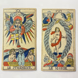 c.1870 Gassmann Swiss Tarot de Marseille Complete
