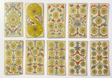 c.1870 Gassmann Swiss Tarot de Marseille Complete