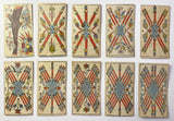 c.1870 Gassmann Swiss Tarot de Marseille Complete