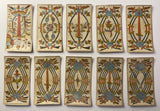 c.1850 Gassmann Swiss Tarot de Marseille Complete