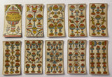 c.1850 Gassmann Swiss Tarot de Marseille Complete