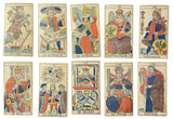 c.1870 Gassmann Swiss Tarot de Marseille Complete