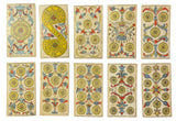 c.1870 Gassmann Swiss Tarot de Marseille Complete