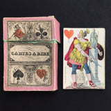 c.1820 Old Transformation Playing Cards 52/52