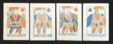 c.1830 Hunt & Sons Playing Cards London 32/32 Painted Stencil Small Format Rare