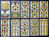 c.1885-90 Lequart Tarot de Besançon 77/78 cards