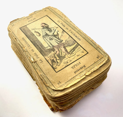 c.1890 Grand Etteilla Tarot Type II Cards, published by Z. Lismon, Paris