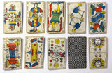 c.1904 Guglielmo Murari Tarot Piemontese 72/78 Cards Partial