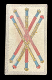 c.1850 Five of Wands, Minchiate, Unkown Maker