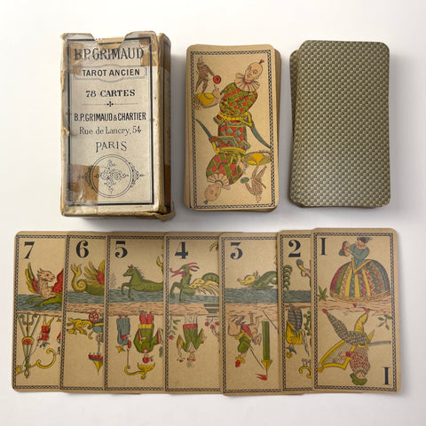 c.1890 Tarot Chinois, B.P. Grimaud