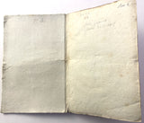 c.1741 Prophéties Thomas-Joseph Moult Nostradamus Marbled Boards