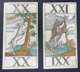c.1780 Belgian Animal Tarot Pharasyn