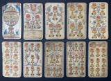 c.1845-1858 Renault Jerger Tarot de Besançon 75/78 cards