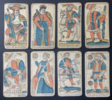 c.1845-1858 Renault Jerger Tarot de Besançon 75/78 cards