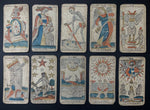c.1845-1858 Renault Jerger Tarot de Besançon 75/78 cards