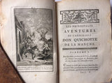 Don Quichotte (1774), by Miguel Cervantes, Published chez Bleuet 2 Volumes, 1st edition