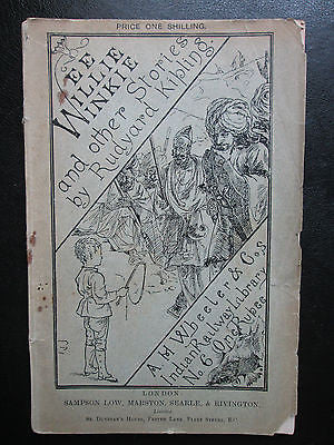 c.1890 Wee Willie Winkie, Kipling 1st UK Sampson Low