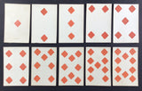 c1820-30 French Playing Cards Paris Pattern Gatteaux 52/52 Old Rare Standing Courts