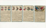 c.1825 Educational Cards Kings of France Cartes Historiques 24/24 Hand-Painted