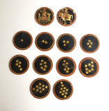 c.1900 "Moghul Ganjifa", 90/96 cards