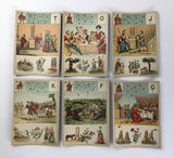 c. 1890 Grand Jeu Lenormand, H. Pussey, 54 Astro Mythological Cards, Paris, France