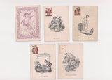 c.1864 American Playing Cards Civil War Era M. Nelson New York 46/52 Love Scenes