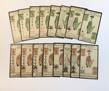 c.1890 Nouveau Jeu De La Main Antique Palmistry Cards