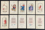 c.1875 Lismon Etteilla Tarot Type II Cards