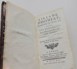 1741  Iliad, 2 vols., Homer, commentary by Madame Dacier