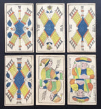 c.1870 Piedmont Tarot by an unknown maker, incomplete 44/78