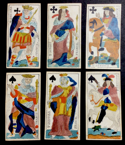 c.1800 T. Servaes Belgian Animal Tarot 51/78