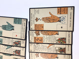 c.1890 Nouveau Jeu De La Main Antique Palmistry Cards
