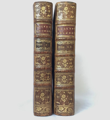 1741  Iliad, 2 vols., Homer, commentary by Madame Dacier