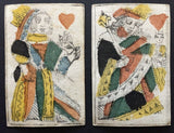 18th Century French Playing Cards Provence 12 Courts Montpellier Painted Stencil