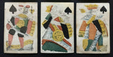 18th Century French Playing Cards Provence 12 Courts Montpellier Painted Stencil
